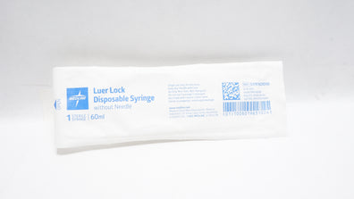 Medline SYR160010 Luer Lock Disposable Syringe without Ndle 60mL